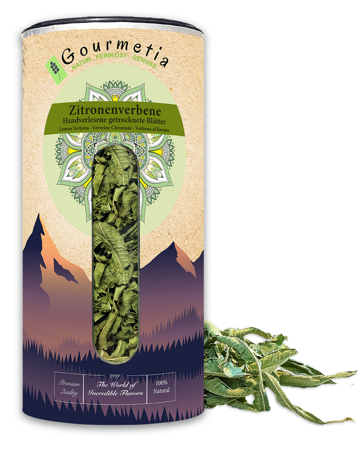 Foglie essiccate di verbena odorosa, foglie intere/senza steli