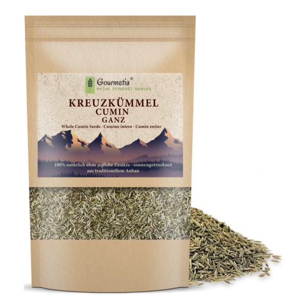 Kreuzkümmel, ganze Samen – Gourmetia